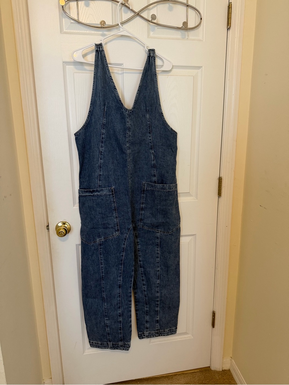 We The Free Free People High Roller Denim Jumpsuit - Picture 3 of 8